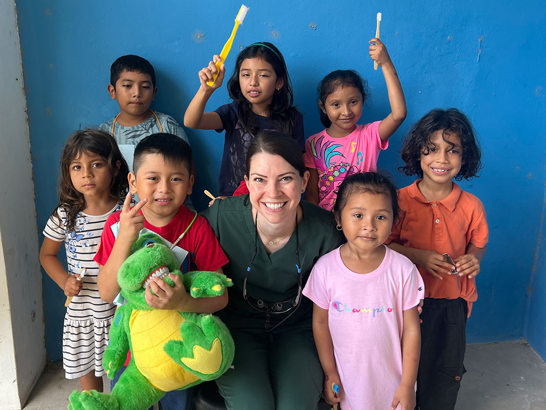 Kids at Coba Clinic