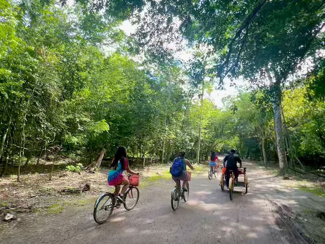 Biking in Coba